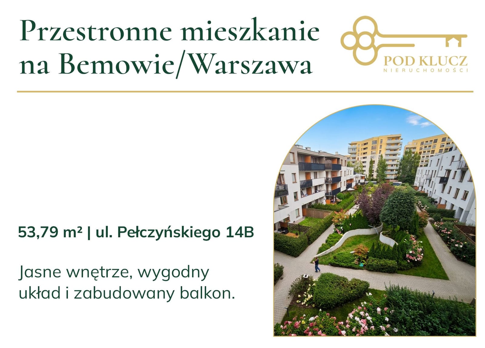 2 pokoje · gen. Tadeusza Pełczyńskiego